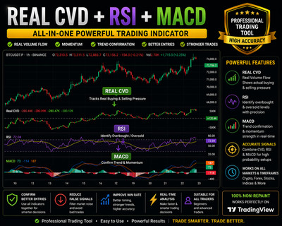 CVD + RSI + MACD Into ONE Indicator