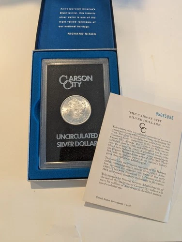 1884 CC Morgan Silver GSA hoard-UNC original box