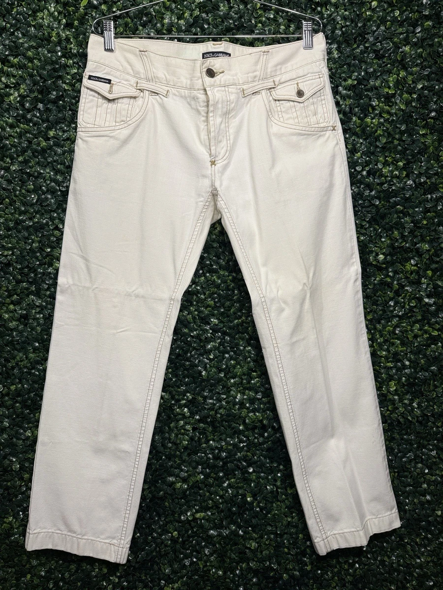 Dolce&Gabbana White Jeans for Men for sale | eBay