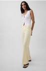 NWT-GAP Yellow Low Rose Linen Blend Flare Pants, Size 8 — photo 4