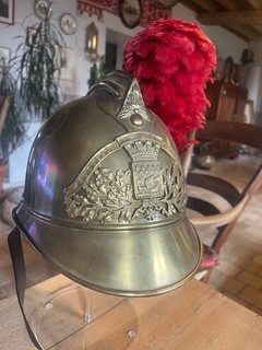 casque 1885 POMPIERS DE PARIS complet original