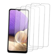 4 Pack Glass Screen Protector Compatible for Samsung Galaxy A32 Galaxy A32 5g