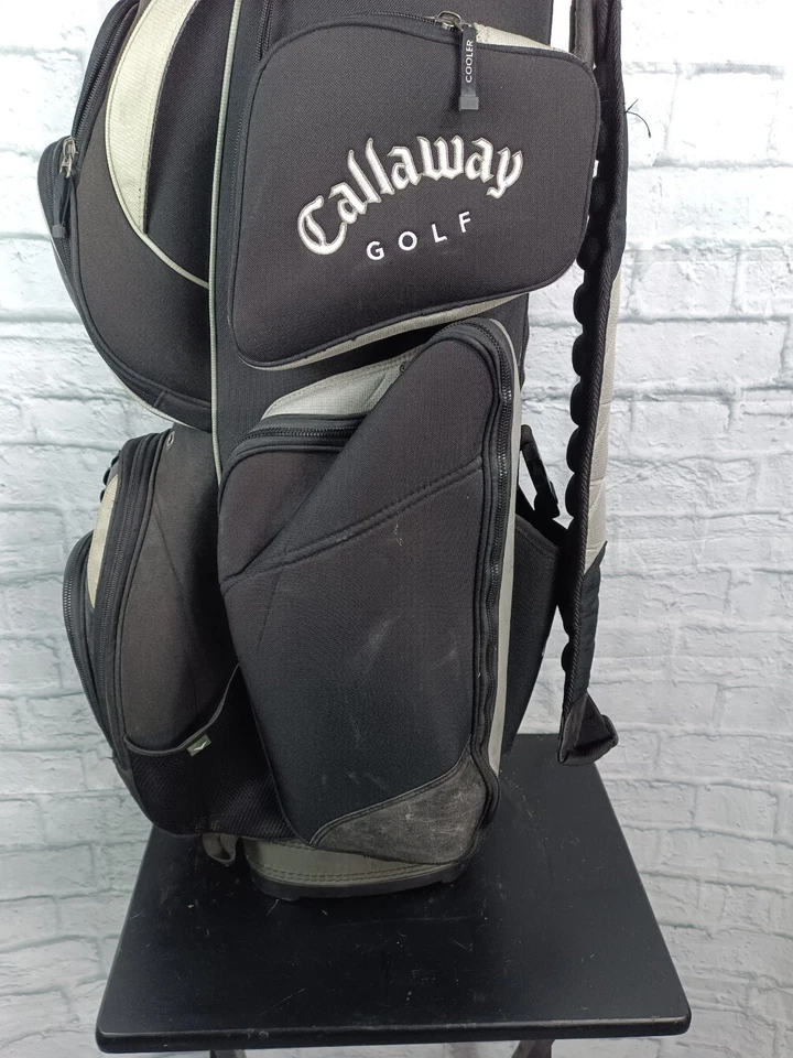 Callaway Golf Cart Bag 14-Way Divider Black White Lightweight - Image 2 of 4