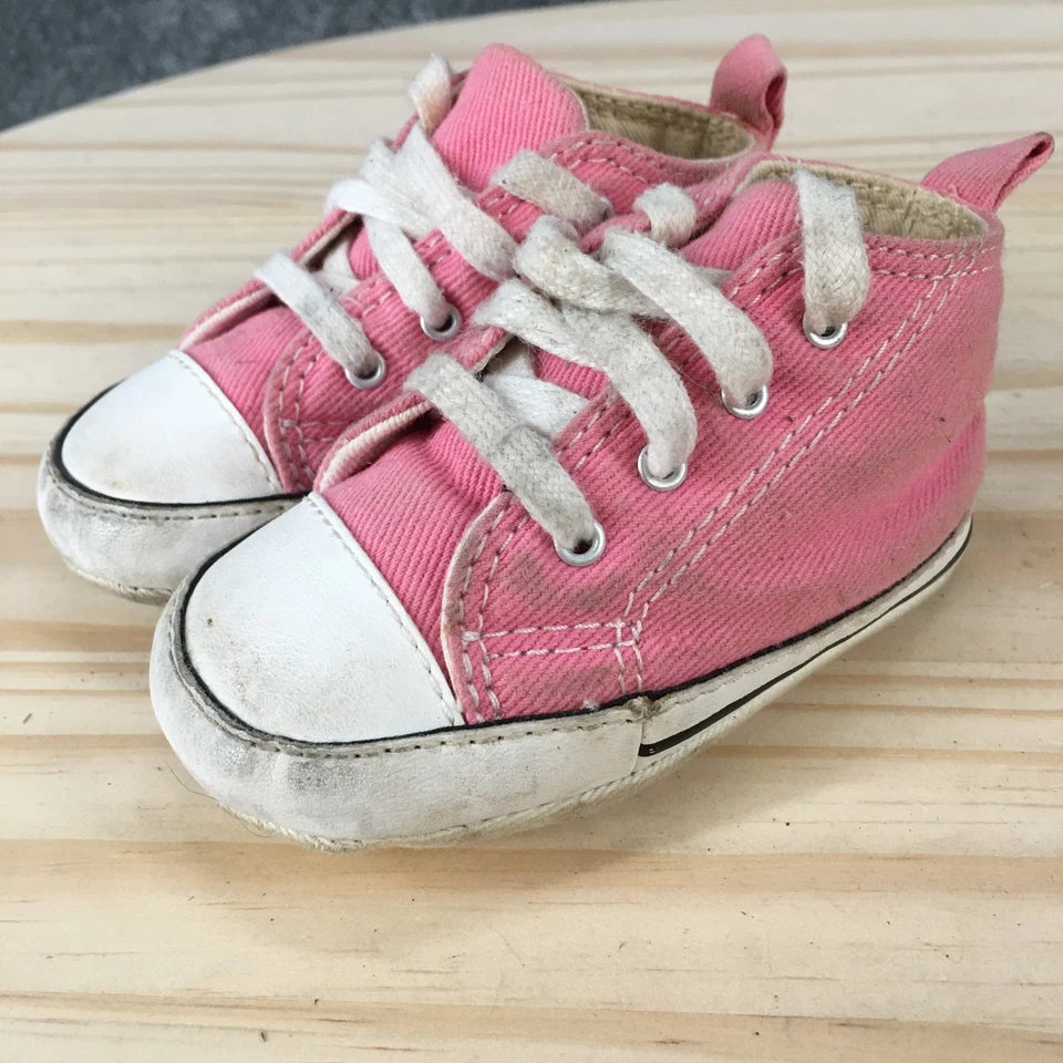Zapatos Converse Niños Pequeños 3 Niñas Chuck Taylor Primera Estrella Zapatillas bajas Rosa Foto 3 de 4