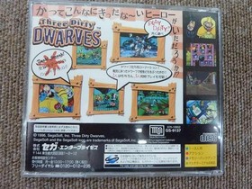 Sega Saturn Software Model Number Three Dirty Dwarves Sega FLS92