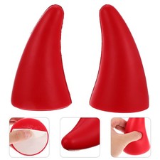 1 Pair 3D Devil Horns Stickers Polyurethane Car Roof Decoration Halloween