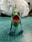 Vinyage Oaxaca Mexican Folk Art Wood Carved Fish Hand Painted Double-sided MCM — photo 5