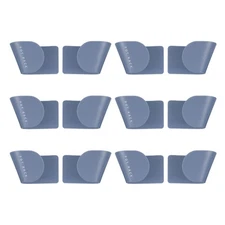6 Pairs Wall Mount Pot Lid Holder Lid Organizer for Kitchen Fits Blue