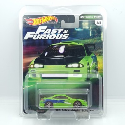 Hot Wheels 2017 Premium Fast & Furious 1995 Mitsubishi Eclipse mit Protector