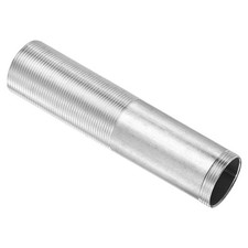 5.51 Inch x 1.22 Inch Faucet Mount Extension Shank Silver