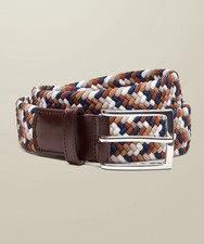 Charles Tyrwhitt Casual Stretch Belt - Camel Multi