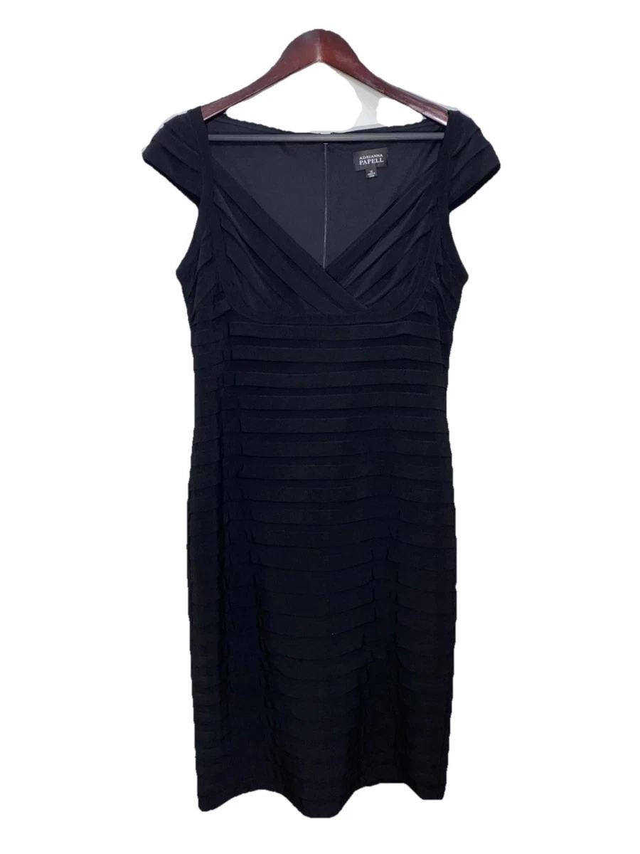 strapless open back dress Black Bell Sleeve Jersey Sheath Dress
