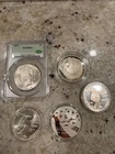 1925 Peace Dollar CACG MS 64 +. Plus Everything You See In The Photo. Very Nice
