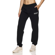 Reebok Women s Black Premium Fleece After Class Joggers Sweatpants Sz.XS
