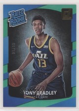 2017 Panini Donruss Rated Rookies Holo Green Laser 99/99 Tony Bradley #173 0c6