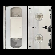 VHS is LIFE Metallic Silver Color VHS Shell w/ T-130 Tape
