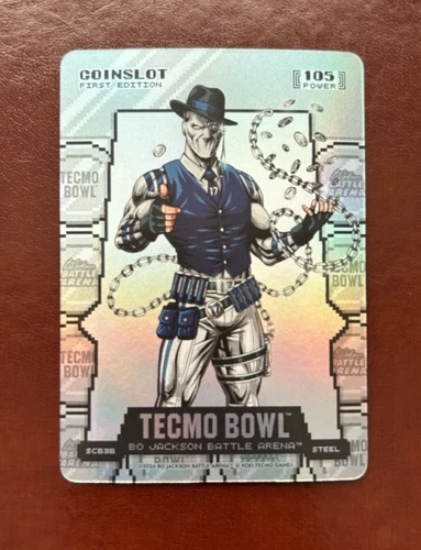 2026 Bo Jackson Battle Arena Tecmo Bowl SC636 Silver Coin Flip Coinslot Steel