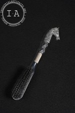 Vintage Horse-Head Hand Brush with Figural Handle