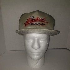 Vintage Chevrolet Trucker Hat Heartbeat of America Satin Biege Snapback Cap