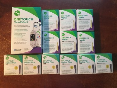 600 One Touch Verio test strips. EXP 2027  600 Delica Lancets 1 Verio Reflect