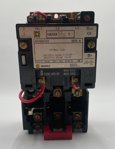 Square D 8536SC03 Series A Motor Starter