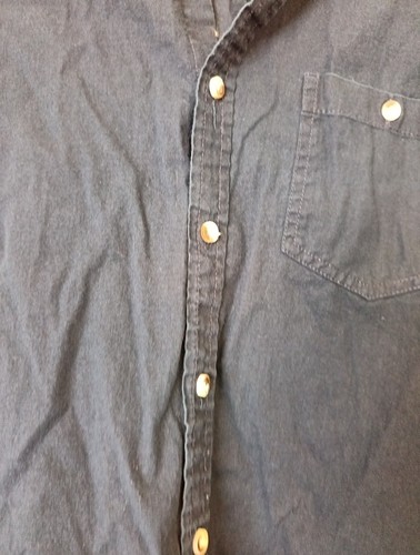 Cedar Wood State Mens Blue Long Sleeved Cotton Shirt. Size Medium - Picture 4 of 5