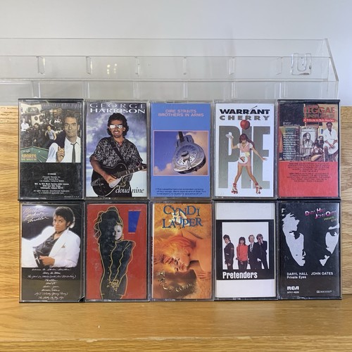 Lot of 25 80’s Cassette Tapes - Rock, Pop, Metal - U2, Devo, Michael Jackson - Picture 3 of 4