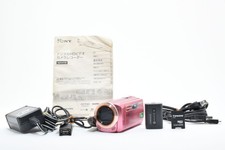 SONY HDR-CX270V PINK Full HD Handycam LCD Yellowing Tested Japanese only
