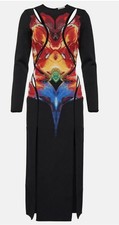 Alexander McQueen RRP £4,800 Cutout jacquard midi dress New Size M