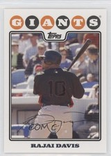 2008 Topps San Francisco Giants Rajai Davis #SFG10 0b0