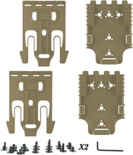 2 Pcs Qls Quick Locking System Kit, QLS 19 22 Platform Attachment for Duty... 