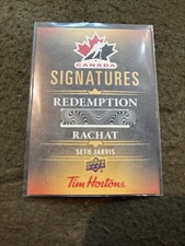2025-26 Tim Hortons Team Canada Signatures Redemption Seth Jarvis !