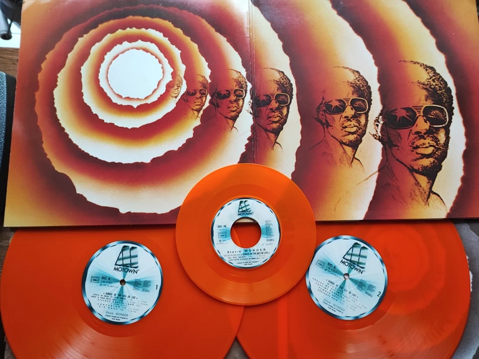 Stevie WONDER - Songs in The Key of Life - 2LP + 1 x Vinyle, 7", 33 ⅓ - ORANGE - Photo 3/4