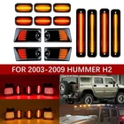 For 2003-2009 Hummer H2 14pcs LED Cab Roof Running Light Side Marker Lamp White