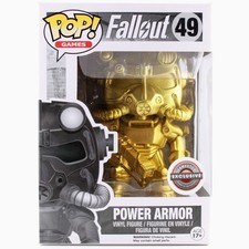 Funko Pop Games Fallout - Gold Power Armor - Gamestop Exclusive Vinyl Figure #49