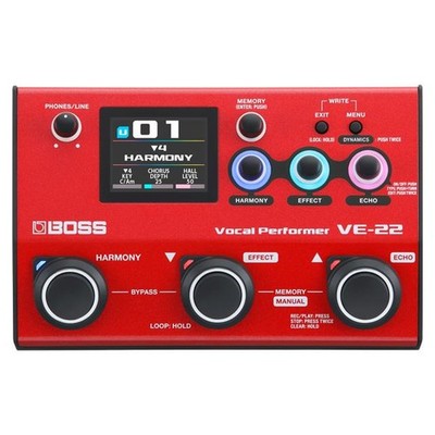 BOSS VE 22 Vocal Performer   Vocal Effects Processor / Harmonizer   Brand New