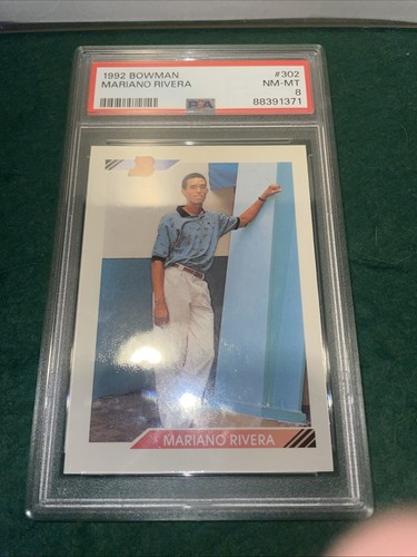 1992 Bowman Mariano Rivera PSA 8