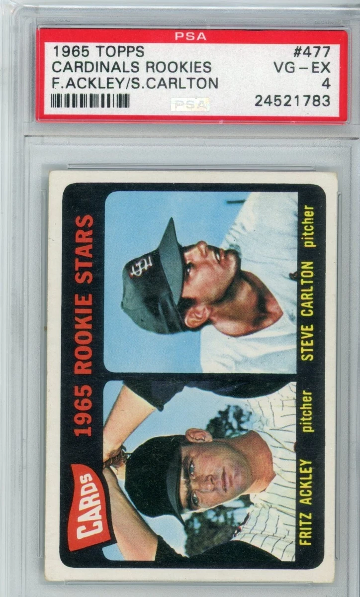 477 大リーグカード　マイケル.タッカー 1965 Topps - Fritz Ackley Steve Carlton #477 for sale | eBay