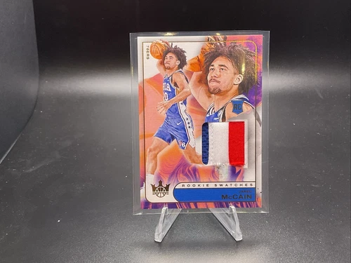 2024 Panini court Kings RJS-JMC Jared McCain Sick Patch Rookie Swatches - Picture 1 of 2