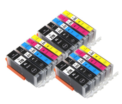 E-Z Ink TM Compatible Ink Cartridge Replacement For Canon PGI-270XL CLI-271XL PGI 270 XL CLI 271 Xl To Use With Pixma E-Z Ink TM Compatible Ink Cartridge Replacement For Canon PGI-270XL CLI-271XL PGI 270 XL CLI 271 Xl To Use With Pixma