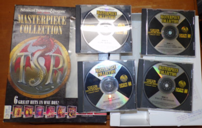 Advanced Dungeons & Dragons Masterpiece Collection Big Box 1995 IBM PC Games