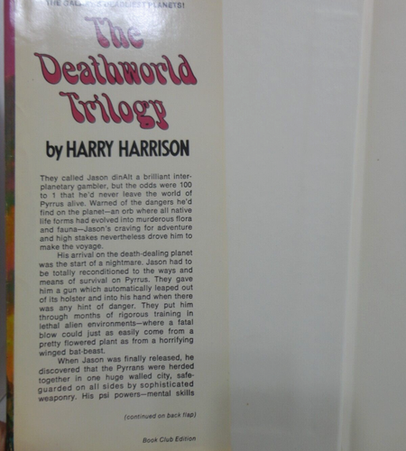 Die Todeswelt Trilogie HB/DJ Buch Club Edition Vintage 1968 Sifi 3 in 1 Buch Trilogie - Bild 3 von 4