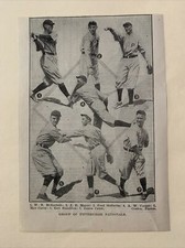 Pittsburgh Pirates Max Carey Bill McKechnie W. Cooper 1918 Baseball 4X6 Picture
