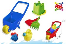 X Brouette Seau Avec Accessoires De Plage Pour Enfants Été
