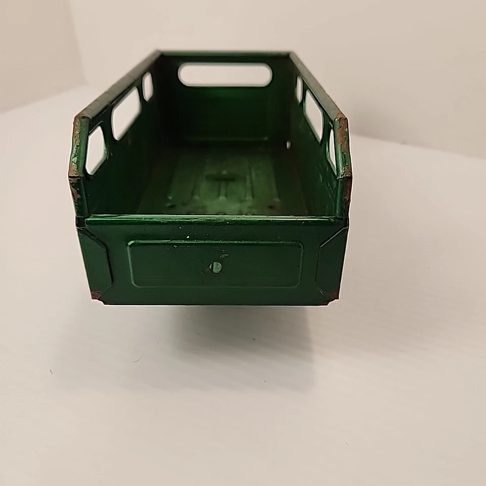 Винтажный зеленый прицеп-вагон Nylint 11 дюймов из прессованной стали для фермы крупного рогатого скота - Изображение 4 из 4