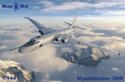 Myasishchev 3MS Bison-B aircraft plastic model kit scale 1/144 Mikro Mir 144-032