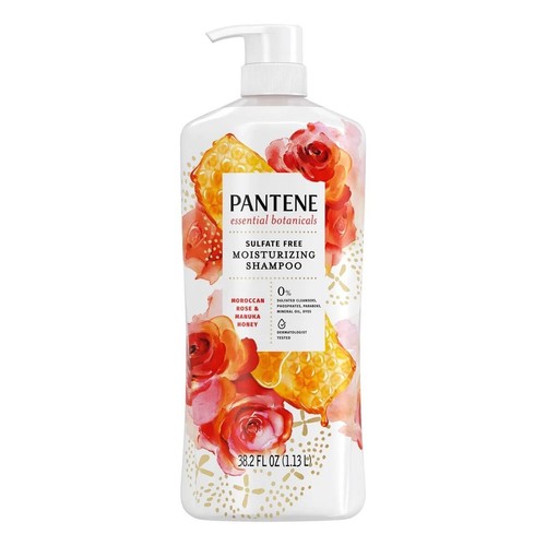 Pantene Essential Botanicals Moroccan Rose & Manuka Honey Shampoo, 38.2 Fl Oz - Picture 5 of 5