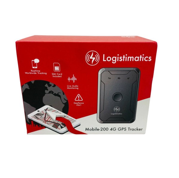 logistimatics mobile200 gps tracker with live audio monitoring details