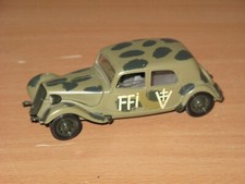Solido Military Car - Citroen 15 Six 1939 No: 32 / 1:43 Lamp Missing