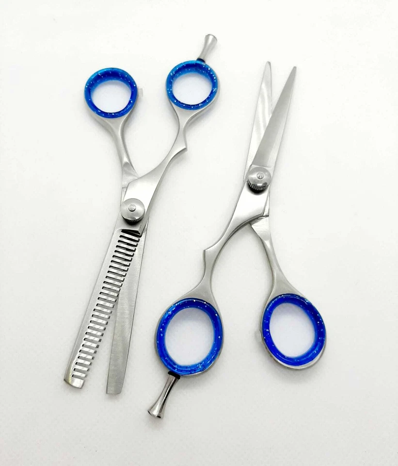 Linkshänderscheren Lefty Haarschere Effilierscheren Set Lefthanded Scissors DE - Bild 4 von 4